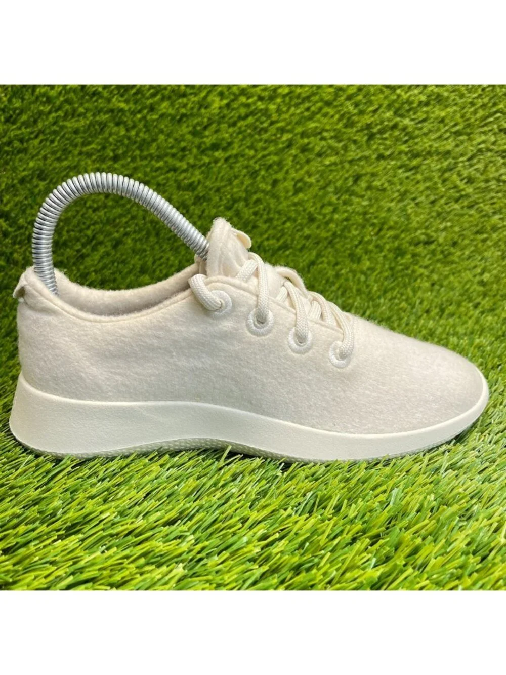 Allbirds Wool Runners Natural White Womens Size 6 Running Walking Shoes Sneakers